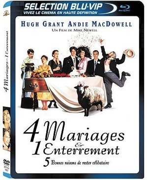 Pochette du DVD 4 mariages et 1 enterrement - Combo Blu-ray + DVD [Blu-ray] 