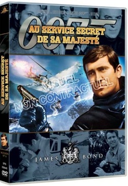 Pochette du DVD James Bond, Au service secret de sa Majesté 