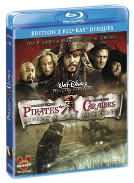 Pochette du DVD Pirates des Caraïbes 3 : jusqu'au bout du monde [Blu-ray] 