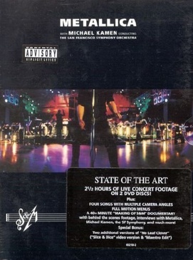 Pochette du DVD Metallica : S & M with the San Francisco Symphony Orchestra partie 1 et 2 - Coffret 2 DVD 