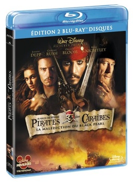 Pochette du DVD Pirates des Caraïbes [Blu-ray] 