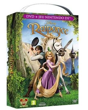 Pochette du DVD Raiponce - Coffret DVD + jeu Nintendo DS 