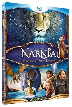 Pochette du DVD Le Monde de Narnia 3 : L'Odyssée du Passeur d'Aurore - Combo Blu-ray + 1 DVD [Blu-ray] 