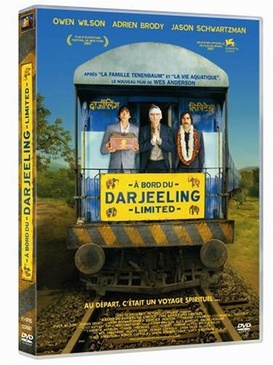 Pochette du DVD A bord du Darjeeling limited 