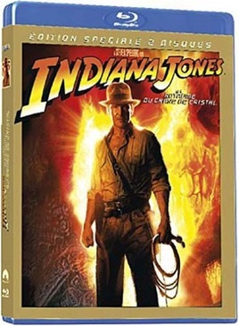 Pochette du DVD Indiana Jones et le royaume du crâne de cristal [Blu-ray] 