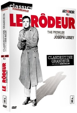 Pochette du DVD Le Rôdeur (collection Classics Confidential, The art of noir, inclus Clandestine Grandeur, un livre écrit par Eddie Muller) 