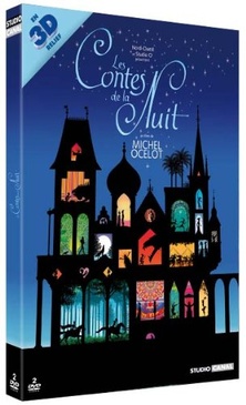 Pochette du DVD Les Contes de la Nuit édition DVD 2D/3D analyphe 