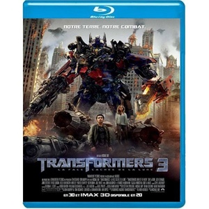 Pochette du DVD Transformers 3 : la face cachée de la Lune - Combo Blu-ray 3D + Blu-ray 2D + DVD + copie digitale [Blu-ray] 