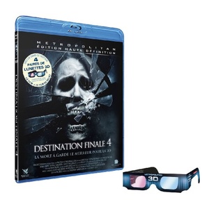 Pochette du DVD Destination finale 4 + 4 paires de lunettes 3D [Blu-ray] 