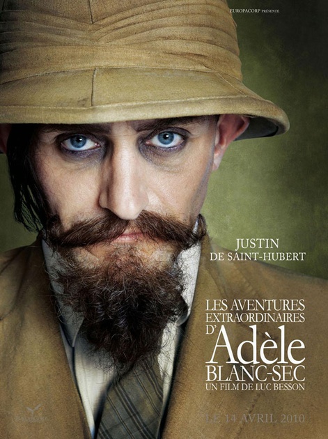 Affiche Adèle Blanc-sec - Justin de Saint-Hubert