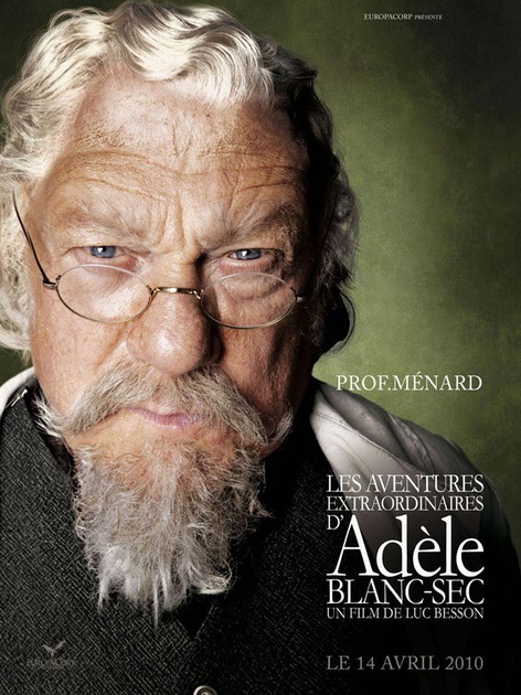 Affiche Adèle Blanc-sec - Prof Ménard