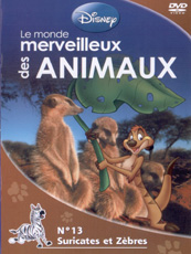 Affiche du film Le monde merveilleux des animaux - Suricates et Zèbres