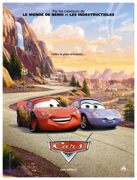 Affiche du film Cars - Quatre roues 