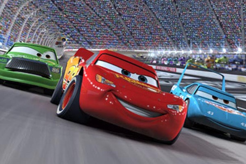chick hicks flash mcqueen the king