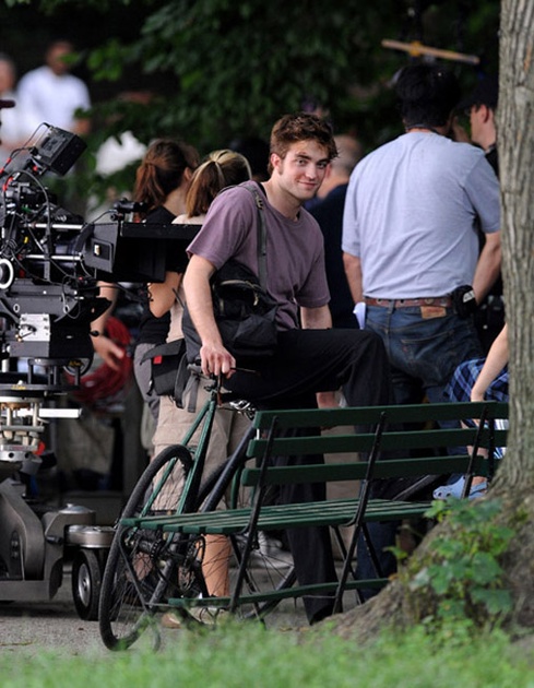 robert pattinson sur le tourage