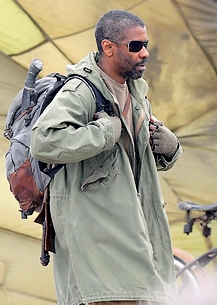 denzel washington sur le tournage du film the book of eli