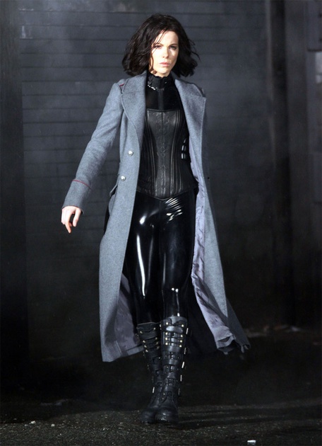 kate beckinsale sur le tournage de underworld 4