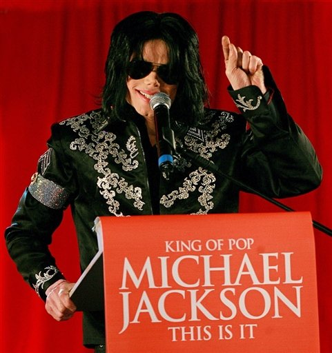 michael jackson faisant la promo de son concert