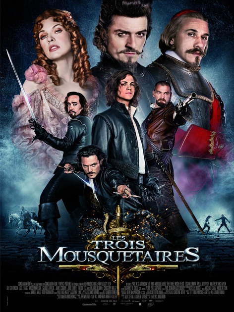 Affiche du film Les Trois Mousquetaires 3D 