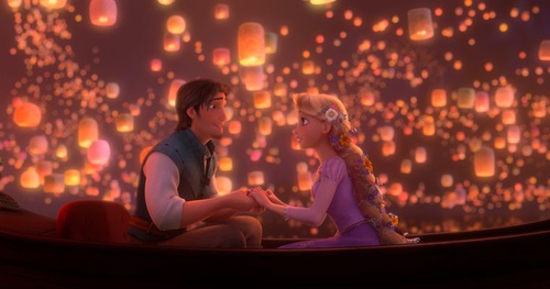 flynn et raiponce amoureux   raiponce