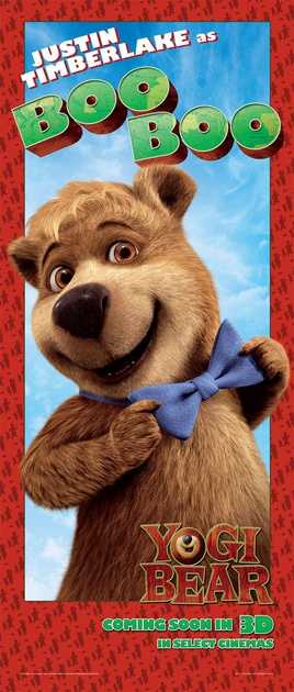 Yogi Bear, poster teaser of Justin Timberlake