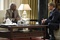 matt damon et morgan freeman dans son bureau