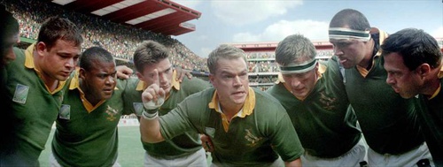 matt damon guidant son   quipe a la victoire