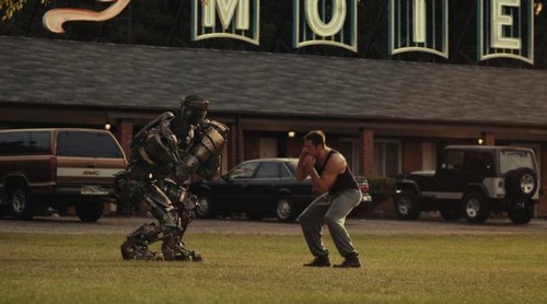 hugh jackman et son robot