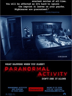 Affiche du film Paranormal Activity