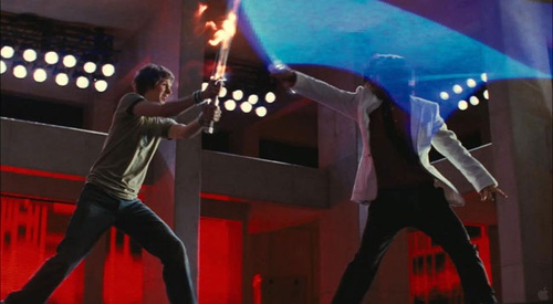 michael cera en plein combat