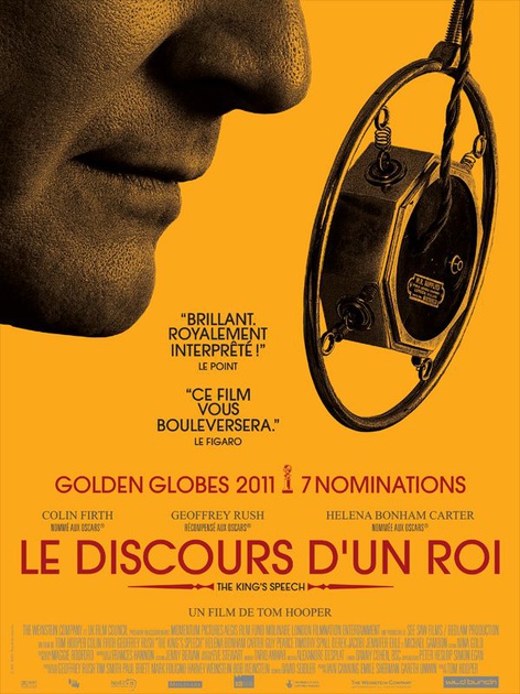 Affiche du film Le discours d'un Roi 
