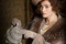 Helena Bonham Carter se sert du thé