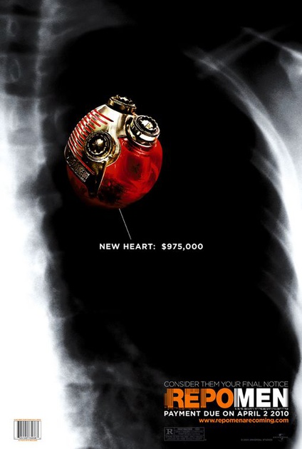 affiche du film repo men le coeur