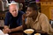 Tracy Morgan et Bruce Willis à table