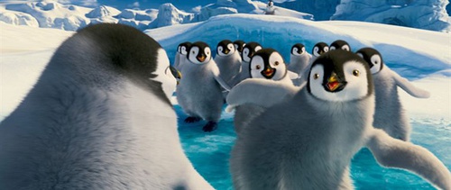 la danse des pingouins de Happy Feet 2
