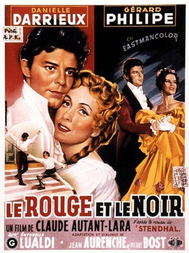 Affiche du film Le rouge et le noir