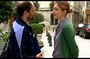 Denis Podalydès et Julie Gayet discuttent
