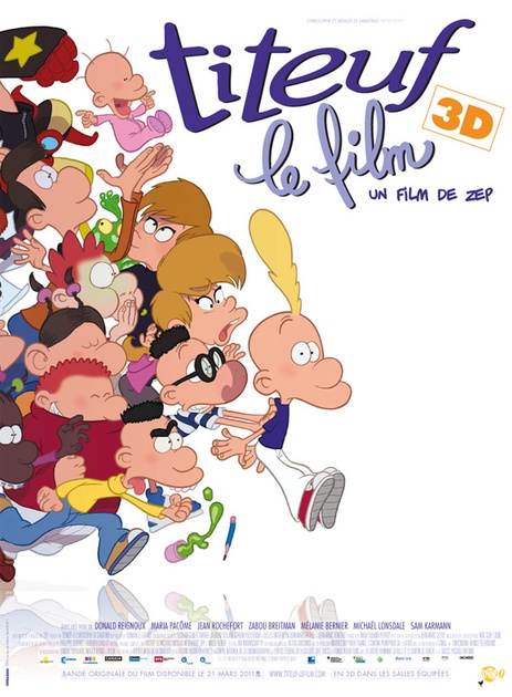 affiche du film titeuf le film 3D