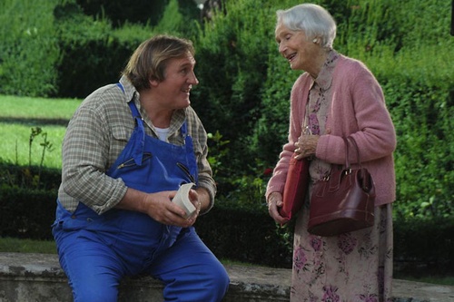 Gérard Depardieu et Gisèle Casadesus