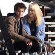tournage spider man reboot   andrew garfield emma stone 2