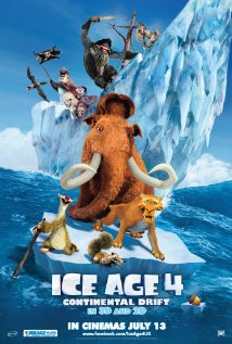 Affiche du film L'âge de glace 4 - La dérive des continents