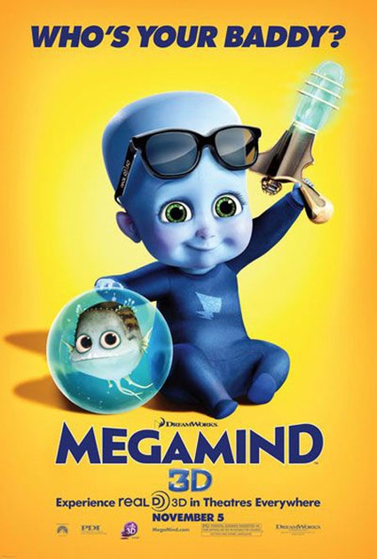 affiche teaser megamind baby