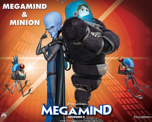 poster megamind minion