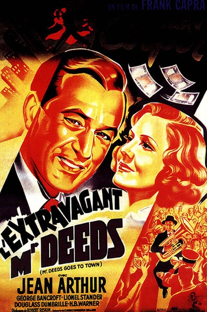 Affiche du film L'Extravagant Mr. Deeds 