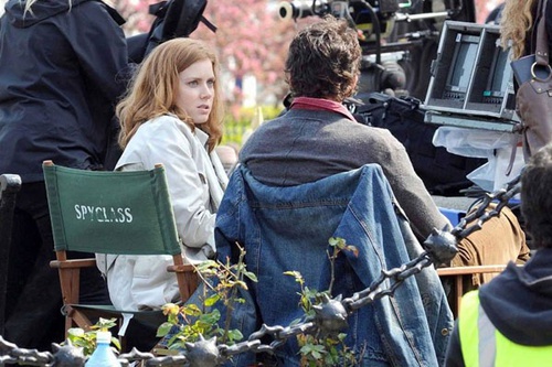amy adams et matthew goode sur le tournage