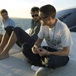 les trois serveurs du yacht