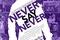 new poster never say never