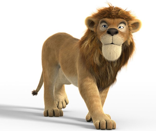 un lion