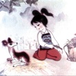 La petite fille et le faon