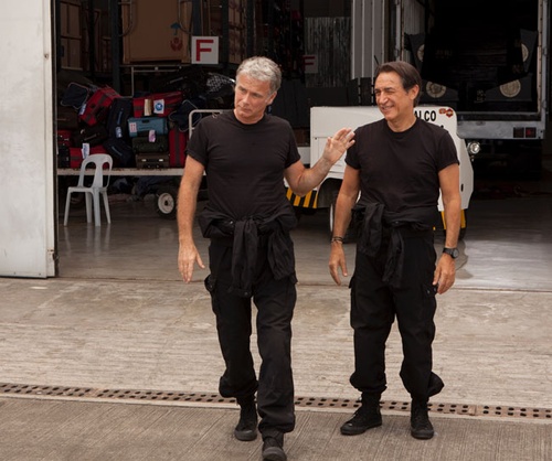 franck dubosc devant richard berry